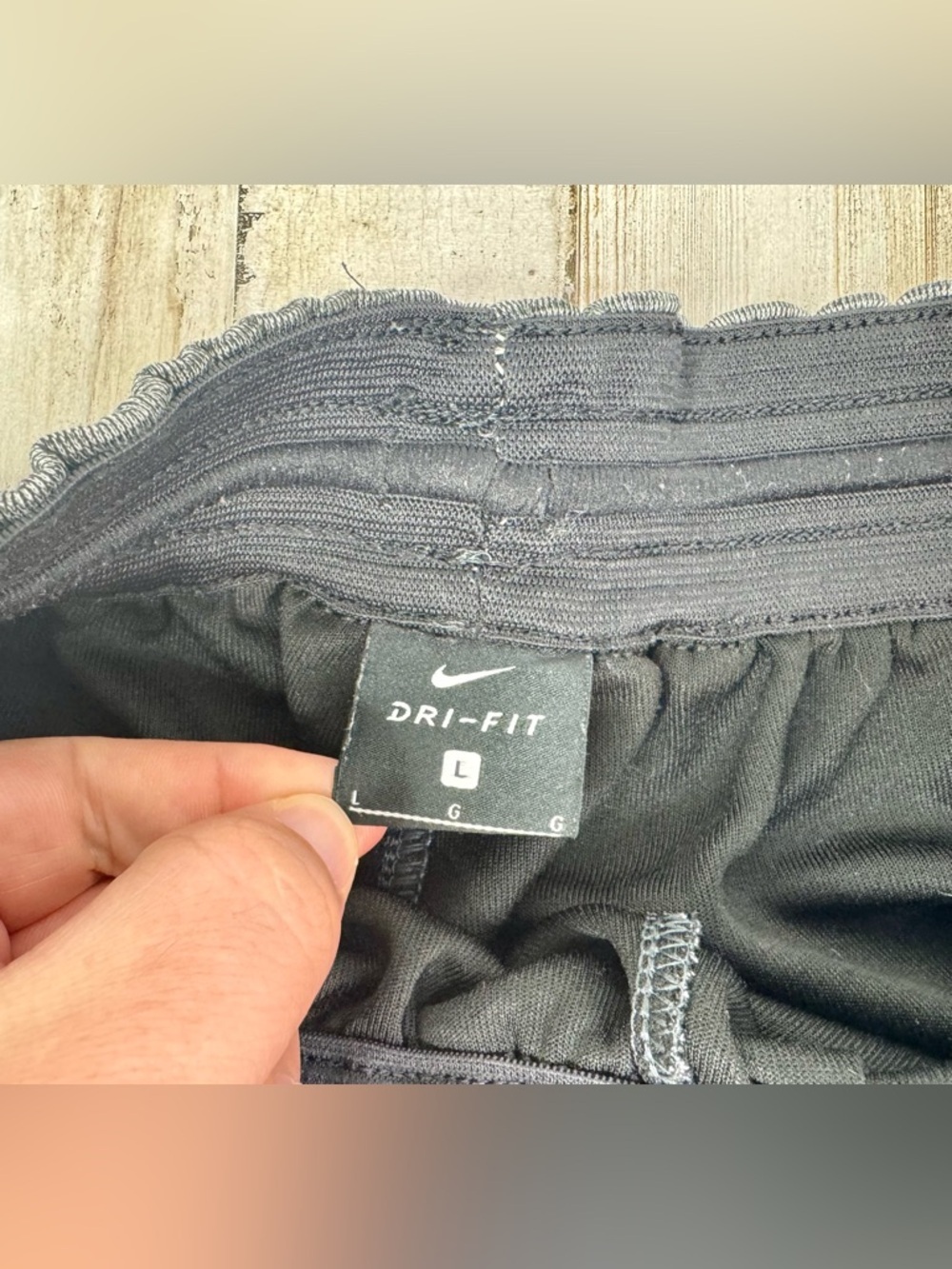 Nike Men's Gray Sweatpants Size Large Elastic Waist Activewear - Picture 4 of 9